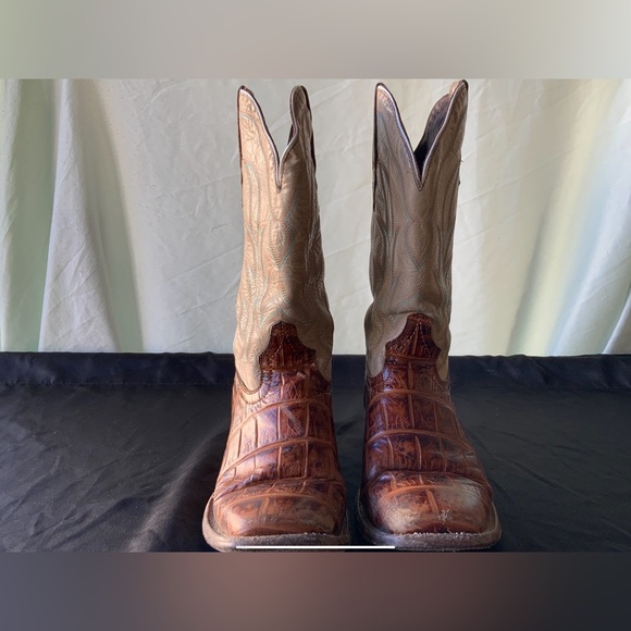 Alfa Western size 12 alligator cowboy boots - Picture 2 of 9